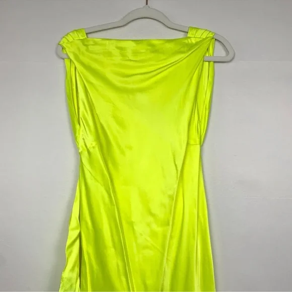 the bar silk twist dress The Bar Silk Twist Dress in Pink & Purple Size 6 REVOLVE MSRP $495
